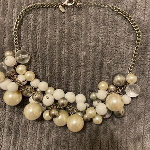 Beaded chunky necklace